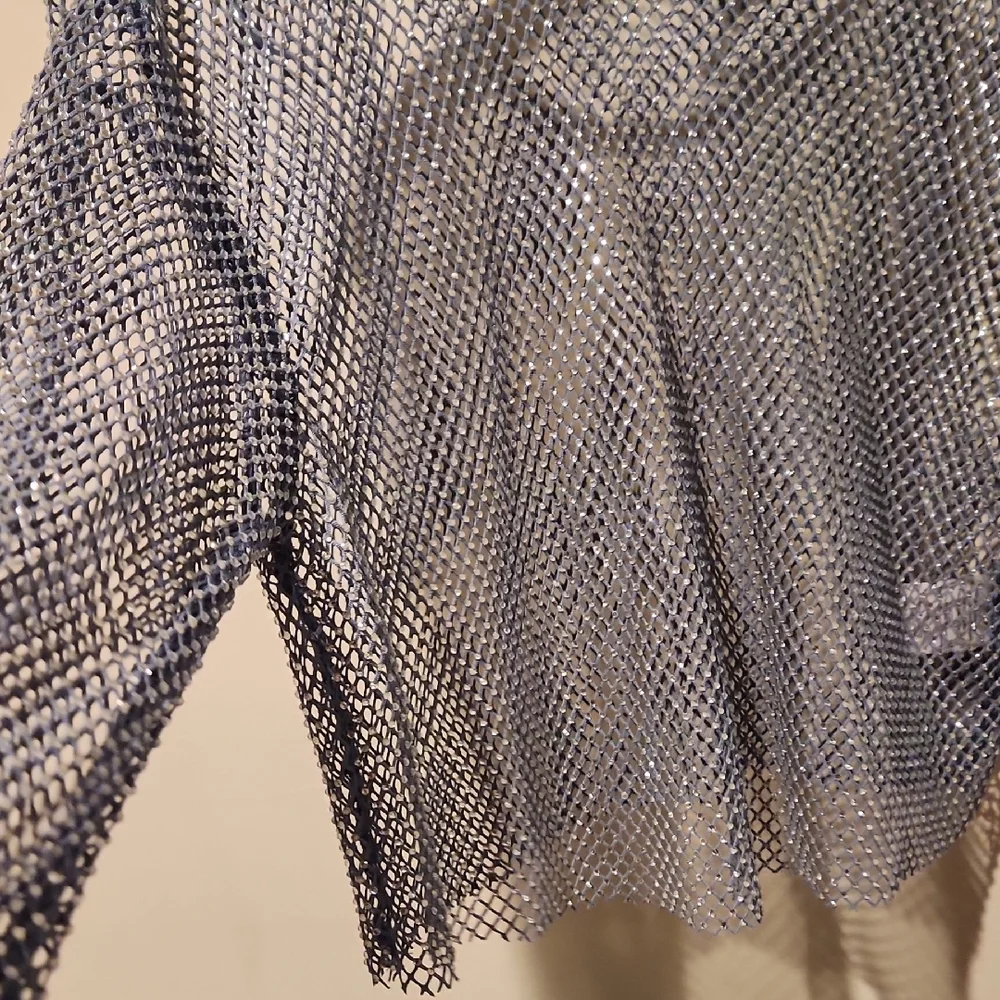 ❤️ ANTHROPOLOGIE DOLAN SLINKY MESH RHINESTONE CROP TOP, XXS